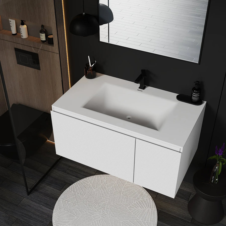 Aventino basin and stone surface — clean finish