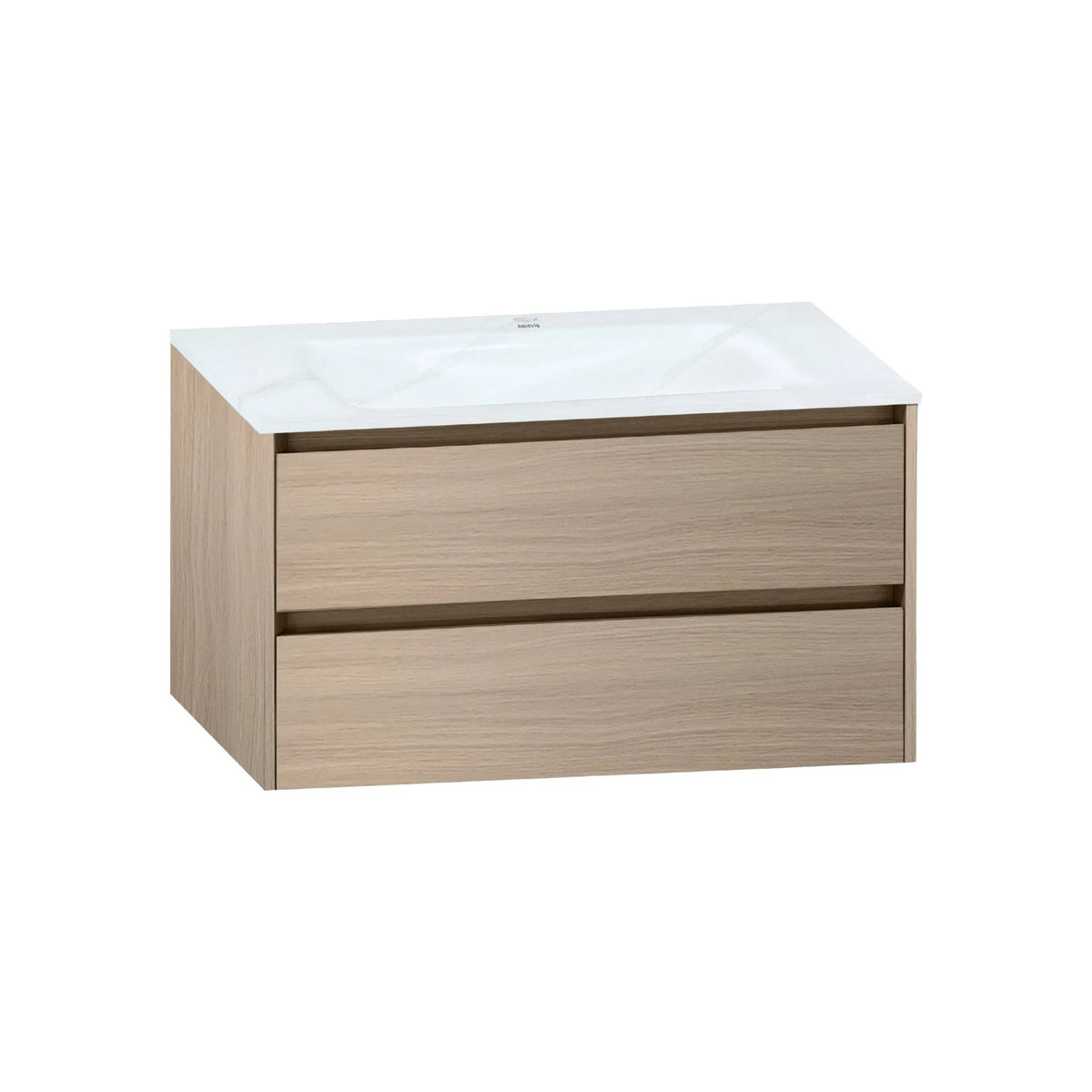 Aventino 40-inch gallery floating vanity — sintered stone top