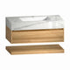 Aventino 40-inch Generic flat-panel floating single-sink vanity — sintered stone top