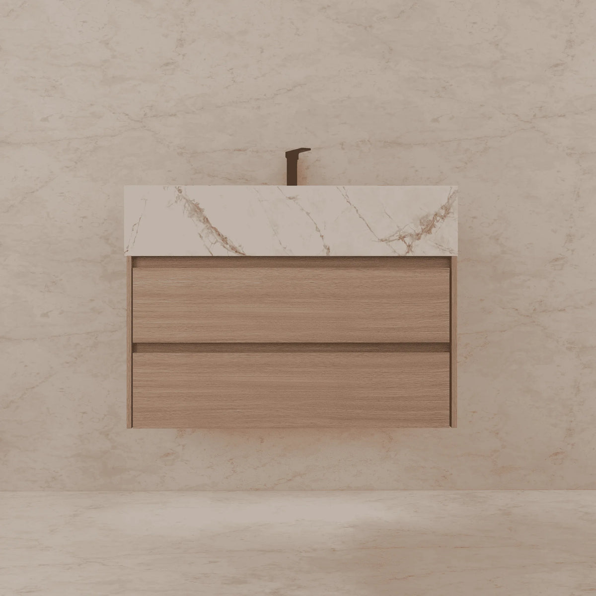 Aventino vanity — sintered stone top