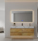 Aventino 60-inch gallery floating vanity — sintered stone top