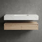 Aventino 60" Light Oak Floating Single-Sink Vanity with Sintered Stone Top