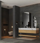 Aventino 71-inch ice grey white grey oak flat-front floating double-sink vanity — sintered stone top
