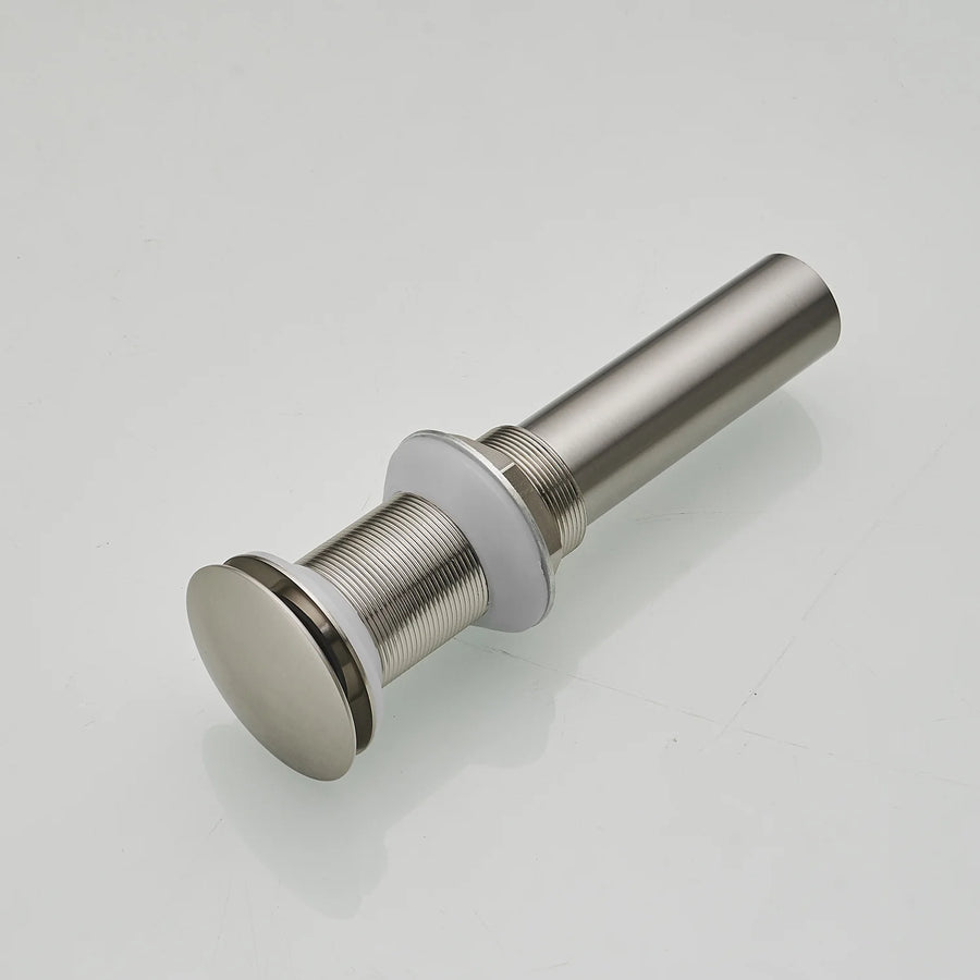 Aqua Solid Brass Pop-Up Drain NO Overflow