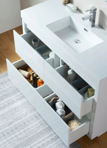 Vanity Art - Malibu 48" Freestanding Single Sink Bathroom Vanity