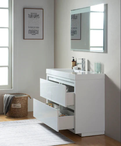 Vanity Art - Malibu 48" Freestanding Single Sink Bathroom Vanity