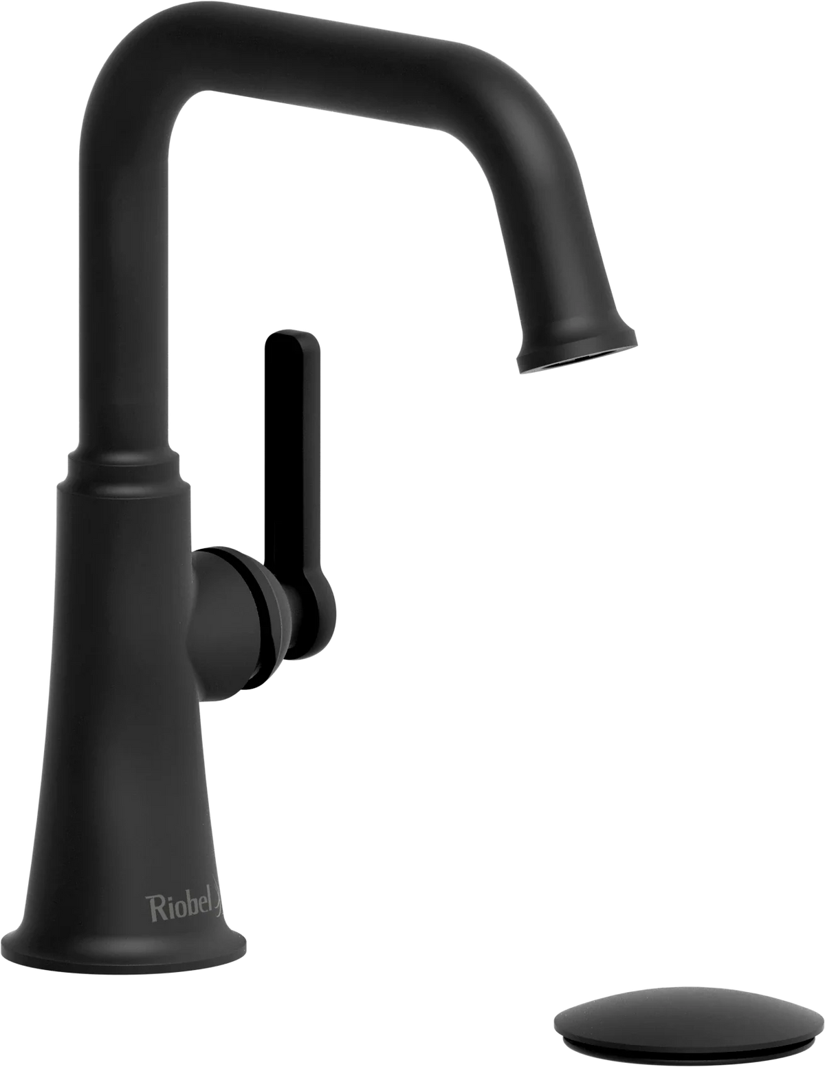 Riobel Momenti Single-Hole Bathroom Faucet with Square Spout