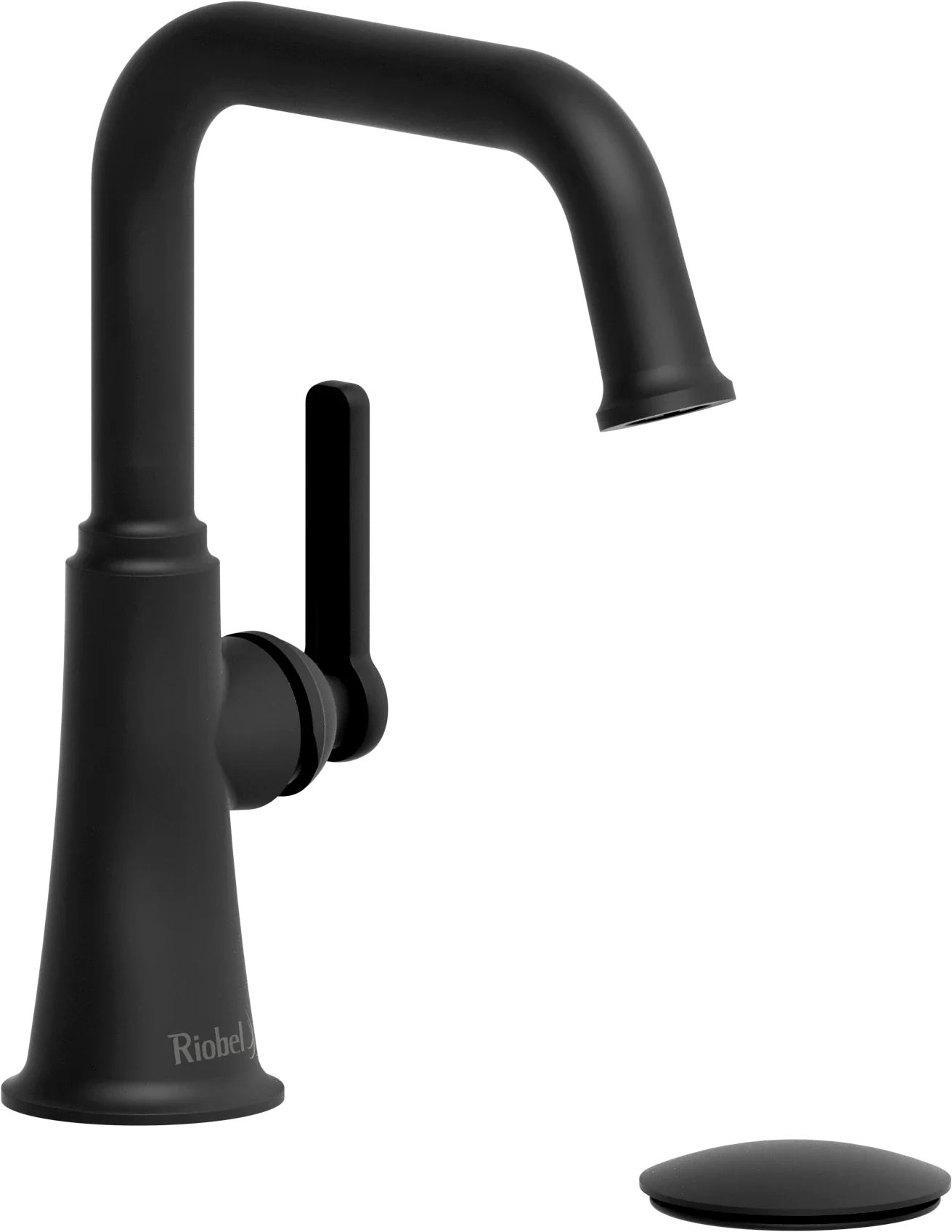Riobel Momenti Single-Hole Bathroom Faucet with Square Spout