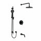Riobel Momenti 3-Way System with Hand Shower Rail, Shower Head and Spout