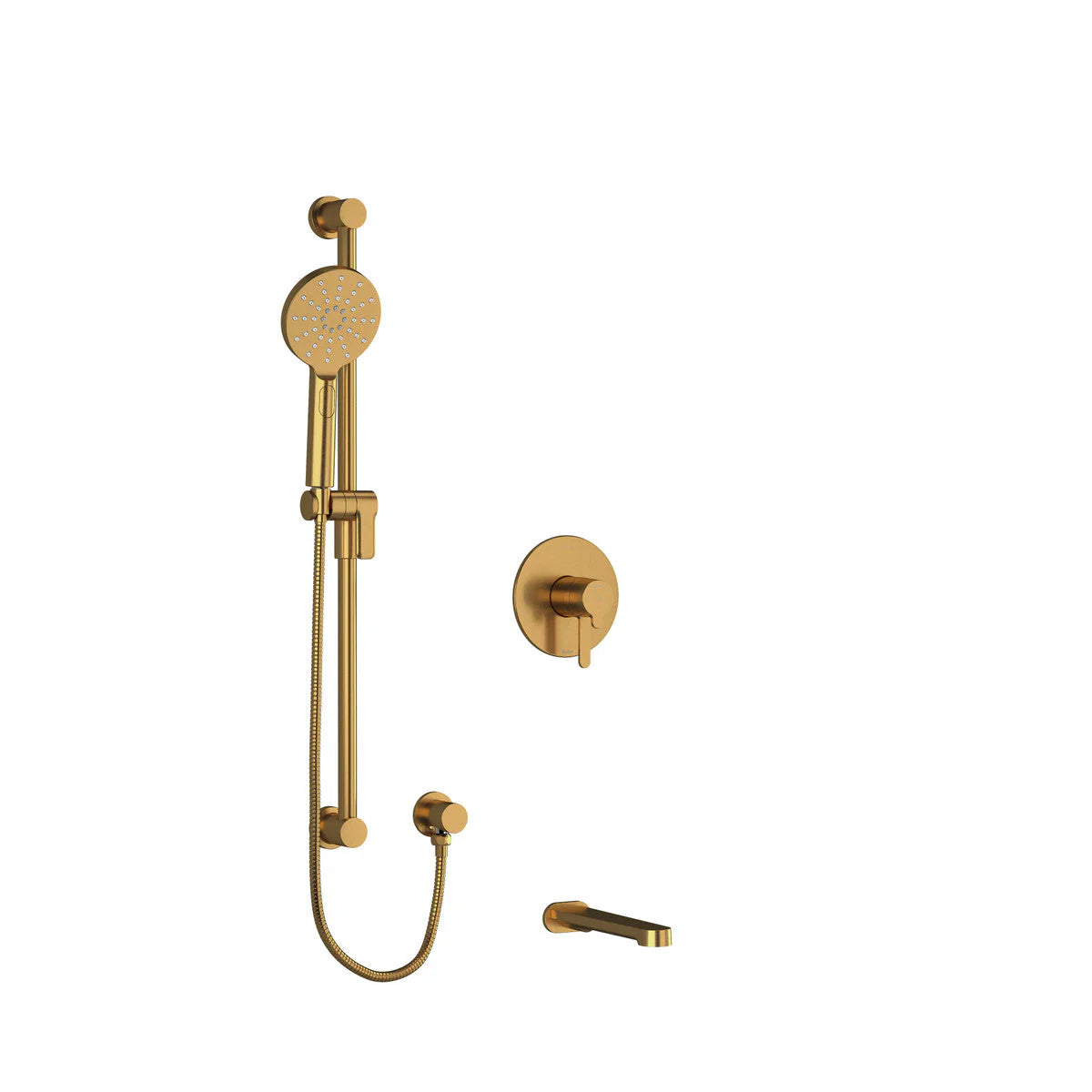 Riobel Nibi 2-Way System with Spout and Hand Shower Rail