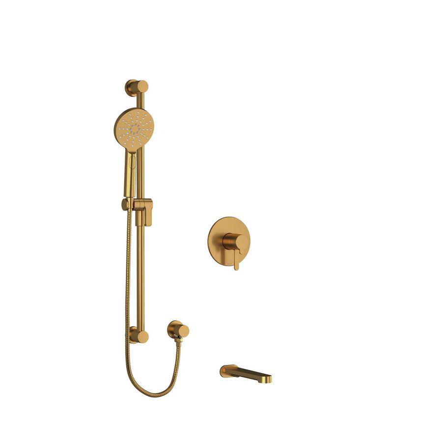 Riobel Nibi 2-Way System with Spout and Hand Shower Rail