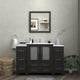 Vanity Art - Westmount 54" Single Sink Bathroom Vanity Set with Sink and Mirror - 2 Side Cabinets