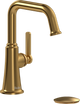 Riobel Momenti Single-Hole Bathroom Faucet with Square Spout