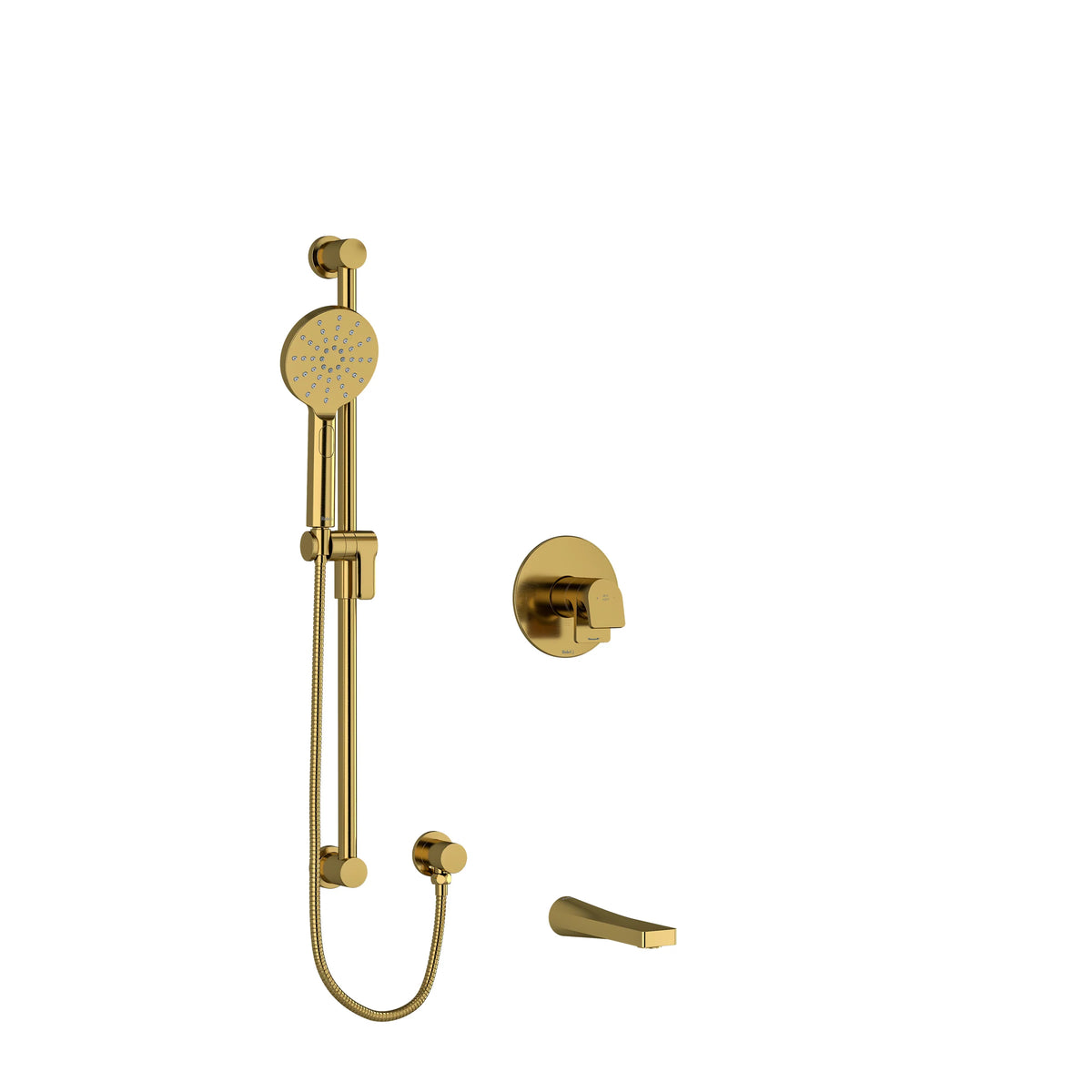 Riobel Ode Shower System with Spout and Hand Shower Rail