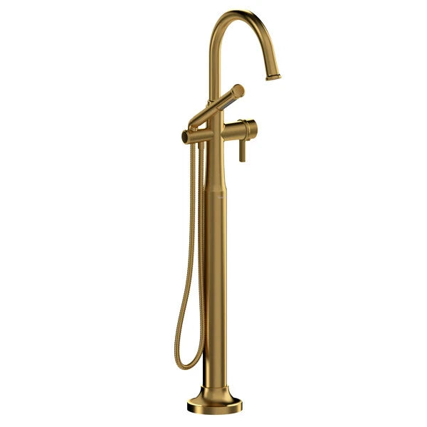 Riobel Momenti Floor-Mount Tub Filler with Hand Shower