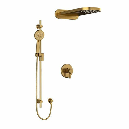 Riobel Momenti 3-Way System with Hand Shower Rail and Rain and Cascade Shower Head