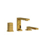 Riobel Reflet Deck-Mount Tub Filler with Hand Shower