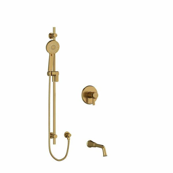 Riobel Momenti Shower System with Spout and Hand Shower Rail