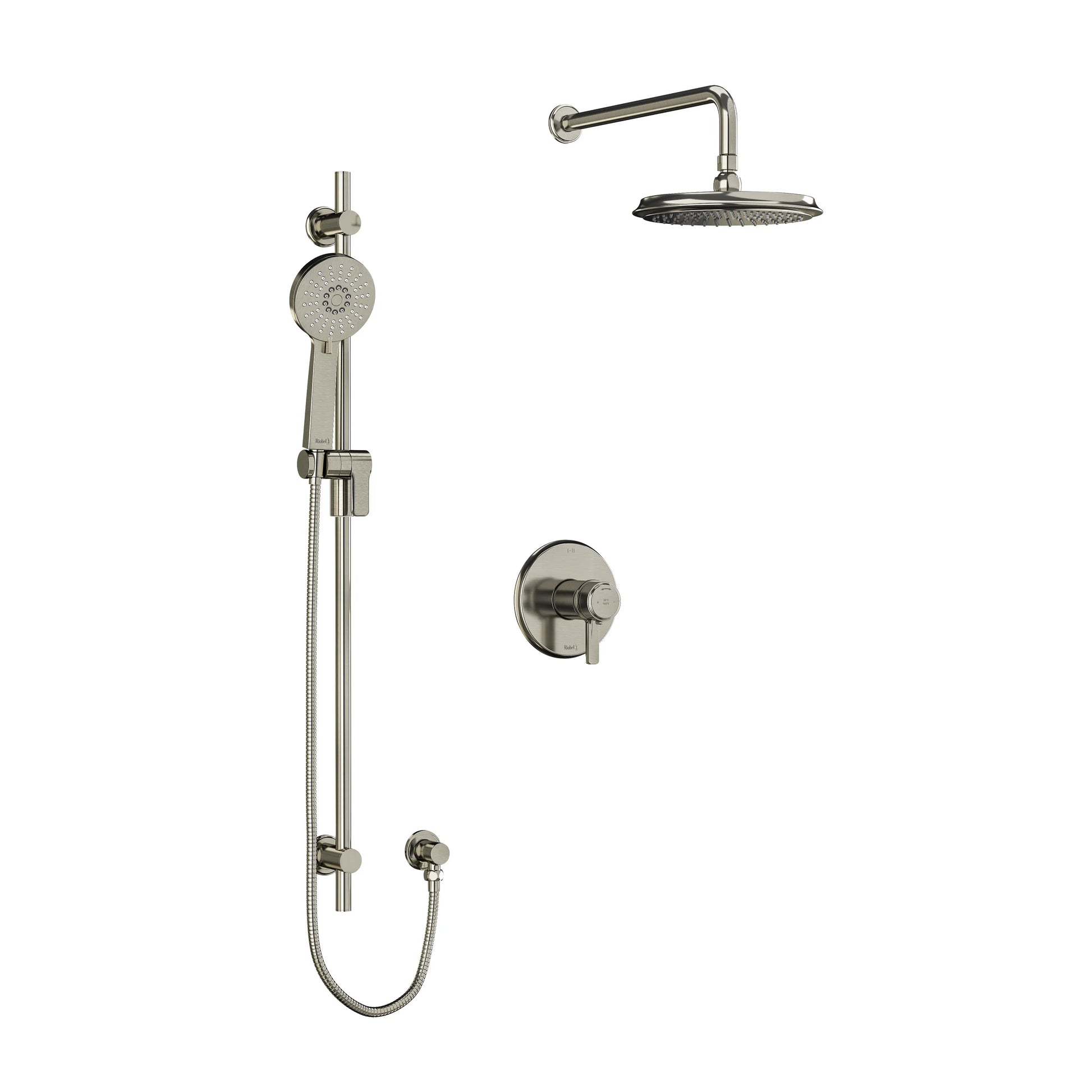 Riobel Momenti 2-Way System with Hand Shower and Shower Head