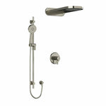 Riobel Momenti 3-Way System with Hand Shower Rail and Rain and Cascade Shower Head