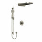 Riobel Momenti 3-Way System with Hand Shower Rail and Rain and Cascade Shower Head