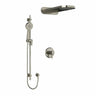 Riobel Momenti 3-Way System with Hand Shower Rail and Rain and Cascade Shower Head