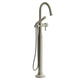 Riobel Momenti Floor-Mount Tub Filler with Hand Shower