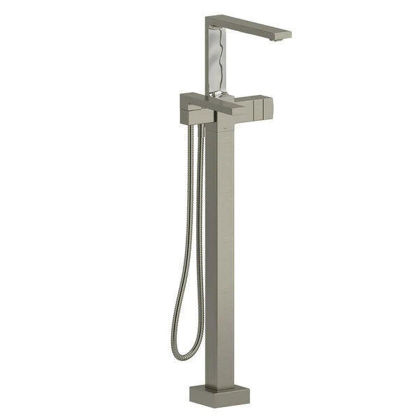 Riobel Reflet Floor-Mount Tub Filler with Hand Shower
