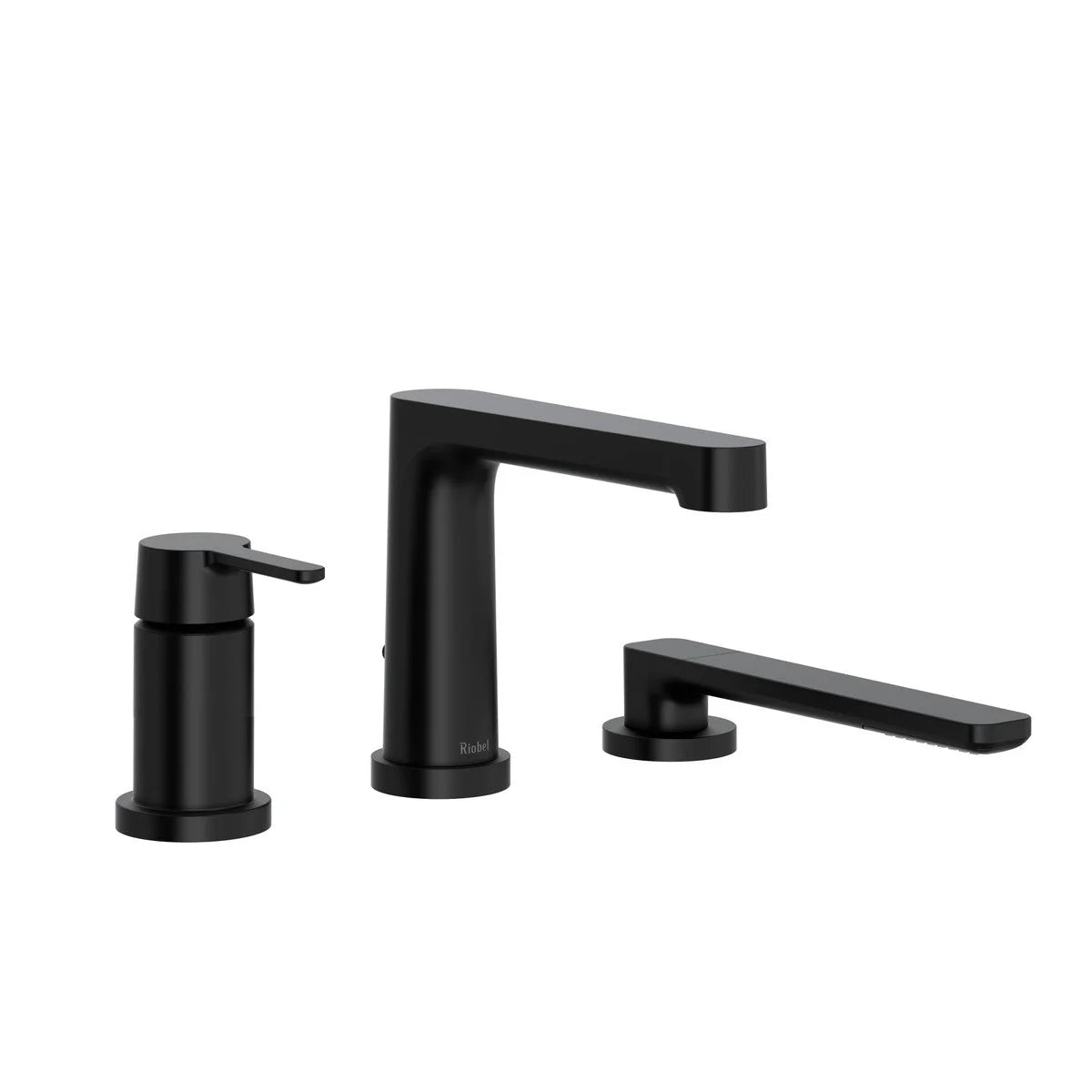 Riobel Nibi Pressure Balance 3-Piece Deck-Mount Tub Filler with Hand Shower