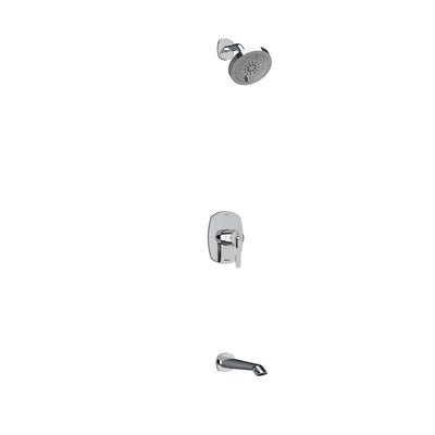 Riobel Venty 2-Way Shower System with Shower Head and Tub Spout