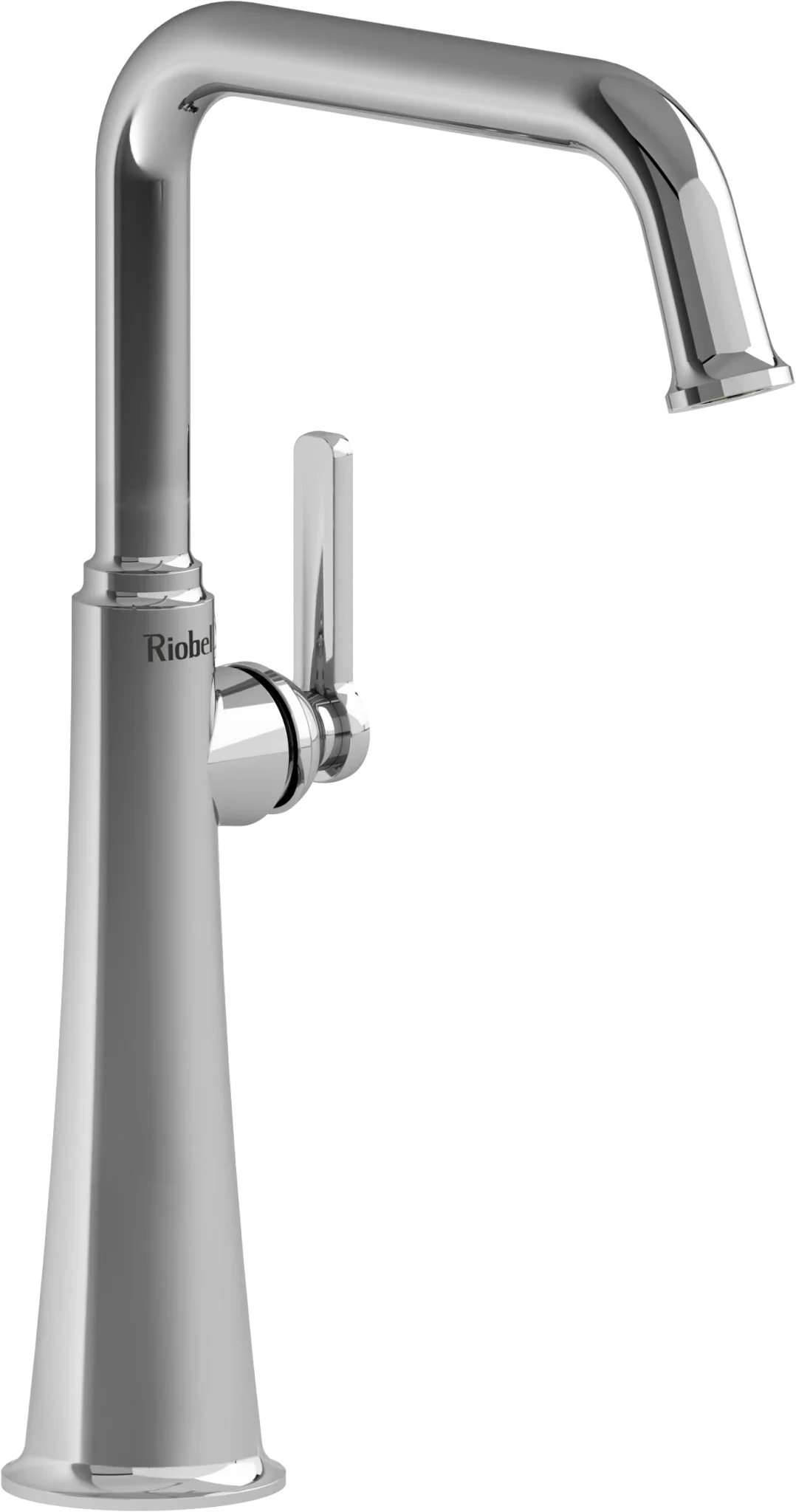 Riobel Momenti Single-Hole Vessel Faucet with Square Spout