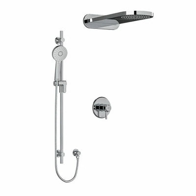 Riobel Momenti 3-Way System with Hand Shower Rail and Rain and Cascade Shower Head