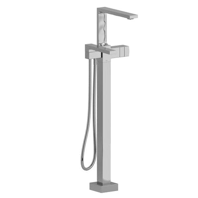 Riobel Reflet Floor-Mount Tub Filler with Hand Shower