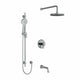 Riobel Momenti 3-Way System with Hand Shower Rail, Shower Head and Spout