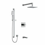 Riobel Reflet 3-Way System with Hand Shower Rail, Shower Head and Spout