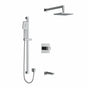 Riobel Reflet 3-Way System with Hand Shower Rail, Shower Head and Spout