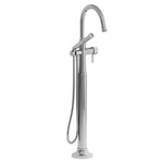 Riobel Momenti Floor-Mount Tub Filler with Hand Shower