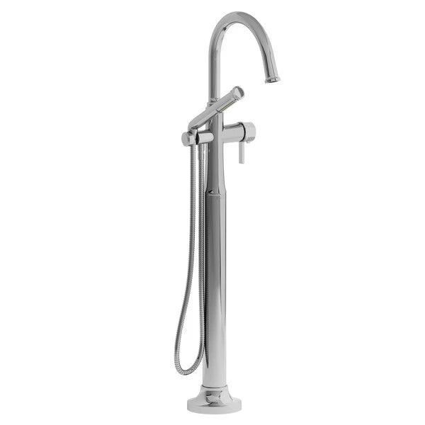 Riobel Momenti Floor-Mount Tub Filler with Hand Shower