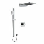 Riobel Reflet 3-Way System with Hand Shower Rail and Rain and Cascade Shower Head