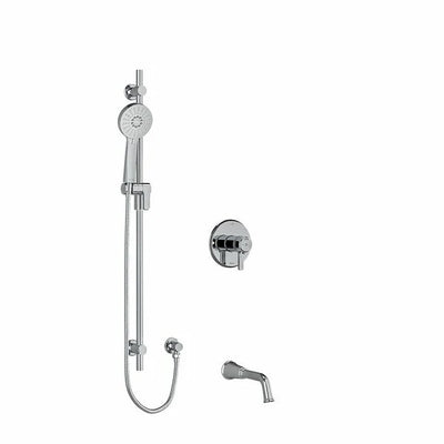 Riobel Momenti Shower System with Spout and Hand Shower Rail