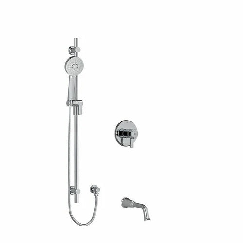 Riobel Momenti Shower System with Spout and Hand Shower Rail