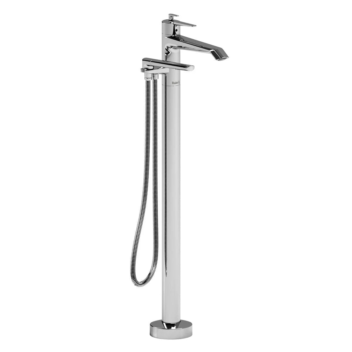 Riobel Venty Floor-Mount Tub Filler with Hand Shower