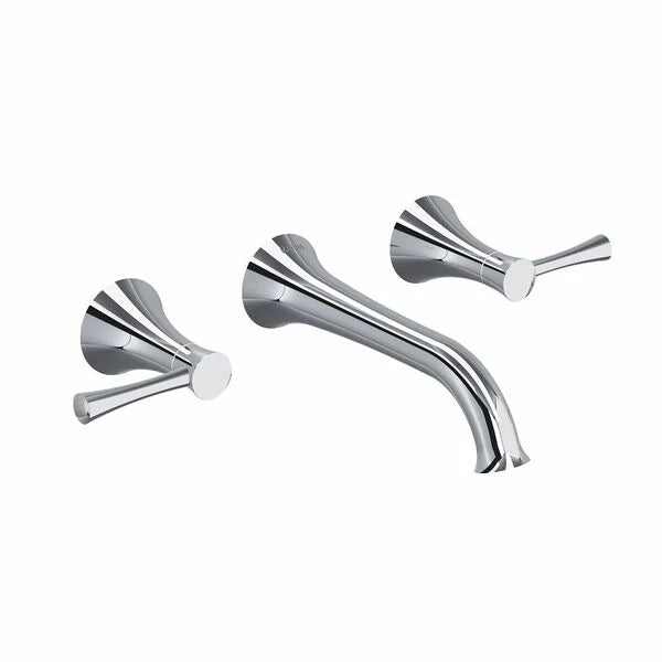 Riobel Edge 8-Inch Wall-Mounted Bathroom Faucet