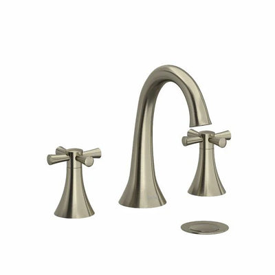 Riobel Edge 8-Inch Widespread Bathroom Faucet with Cross Handles