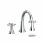 Riobel Edge 8-Inch Widespread Bathroom Faucet with Cross Handles