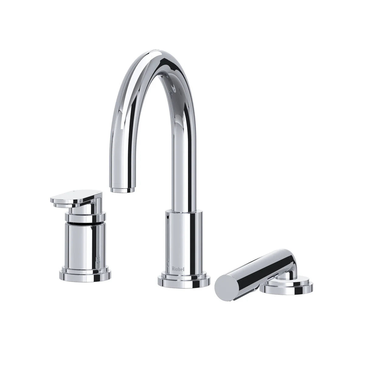 Riobel Arca 3-Piece Deck-Mount Tub Filler with Hand Shower