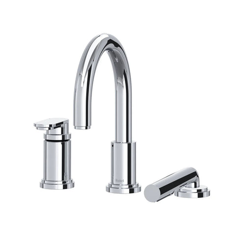 Riobel Arca Pressure Balance 3-Piece Deck-Mount Tub Filler with Hand Shower