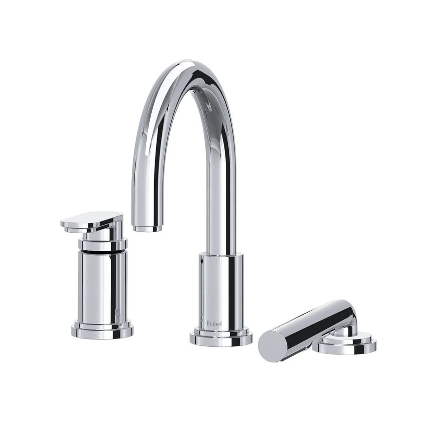 Riobel Arca Pressure Balance 3-Piece Deck-Mount Tub Filler with Hand Shower