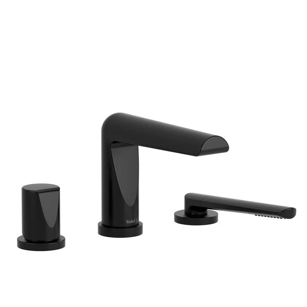 Riobel Parabola 3-Piece Deck-Mount Tub Filler with Hand Shower