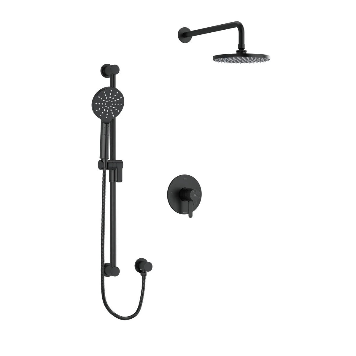 Riobel Nibi 2-Way Shower System with Hand Shower and Shower Head